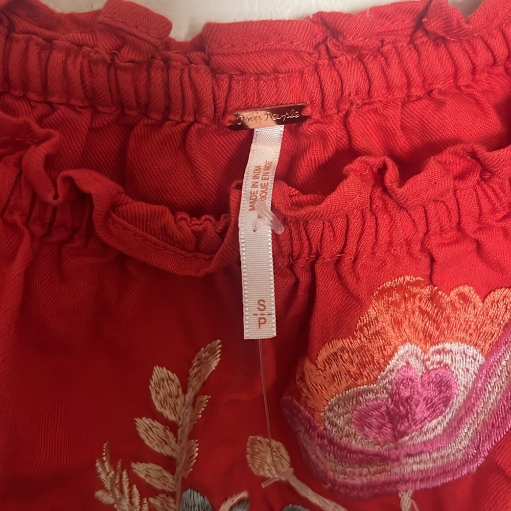 Free people fleur du jour babydoll embroidered dress - Picture 6 of 8